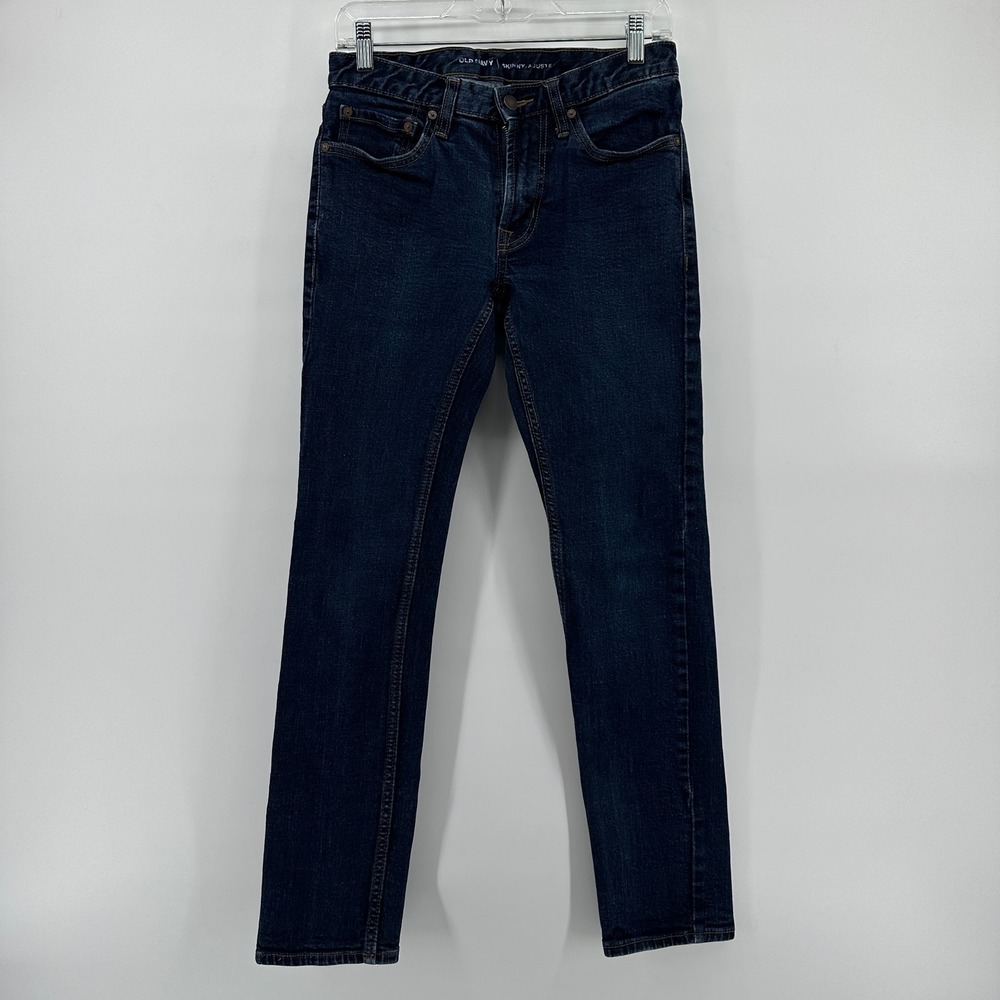 Old Navy Mens Skinny Ajuste Jeans Dark Wash Indigo Stretch 29x29 (Fits 29x28)